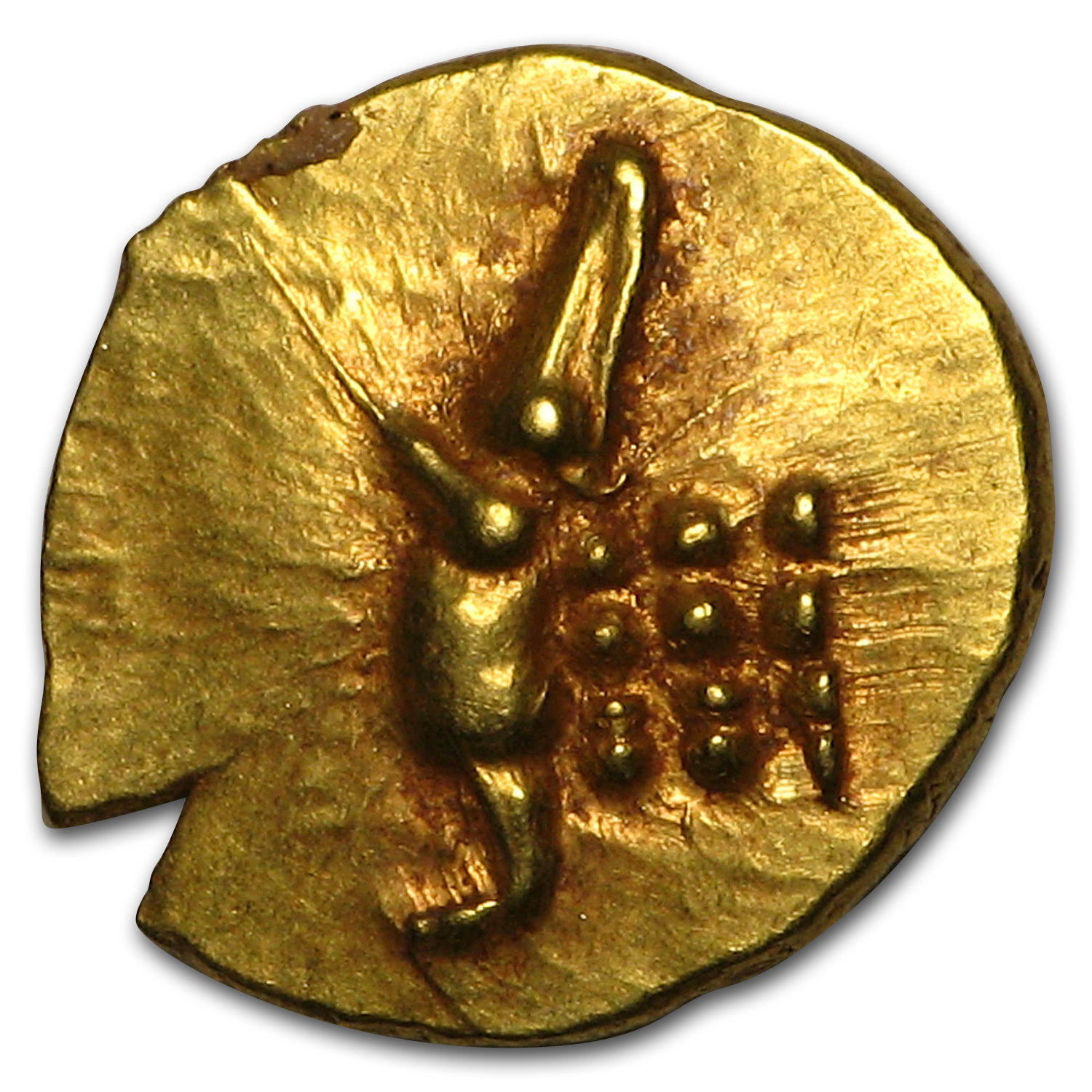【古銭】インド(Thanjavur-Maratha) 1 Fanam(ファナム) 1 Fanam - Kingdom of Thanjavur-Maratha – Numista